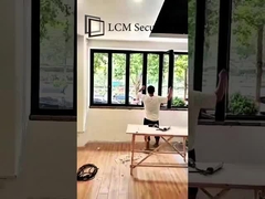 Aluminium Hạch kính gấp cửa sổ cách nhiệt tùy chỉnh