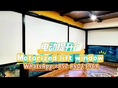 Lớp phủ bột mở cửa sổ gọn gàng bằng nhôm