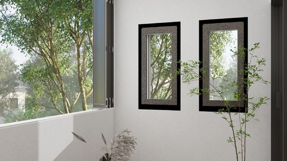 Custom nhôm trên treo cửa sổ thủy tinh nhôm sân hiên cửa sổ Casement