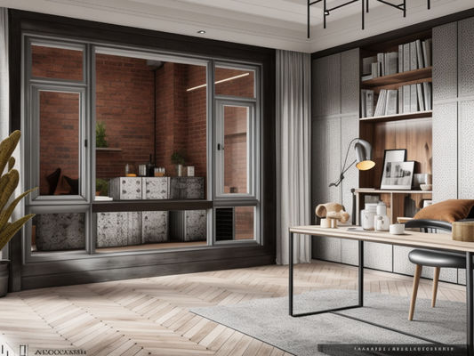 Swing Open Aluminium Casement Windows Không thấm nước và nhẹ