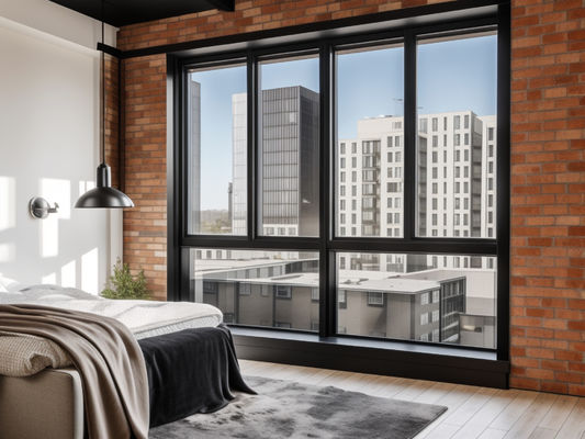 Tùy chỉnh nhôm trượt sash cửa sổ chống âm Aluminium khung trượt