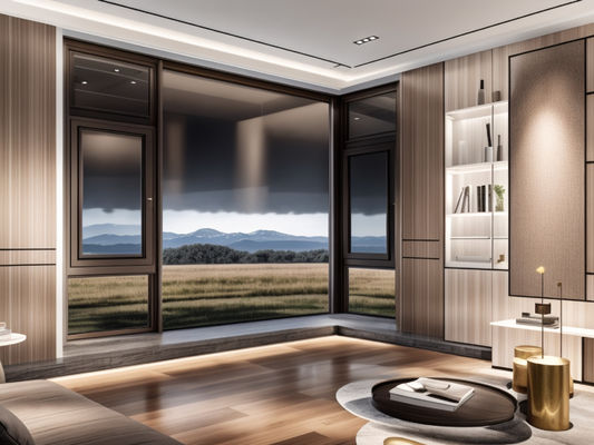 OEM hiện đại Aluminium Casement Windows Frame tùy chỉnh