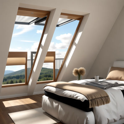 Nhà vệ sinh thương mại Aluminium Top Hang Window Soundproof Outward Opening