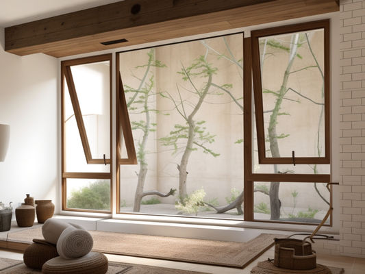Custom Soundproof Double Top Hang Window Aluminium Đổi mới
