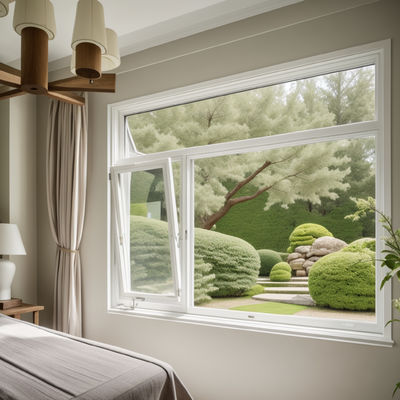 Thermal Break kính nhôm thay thế cửa sổ Casement đáy treo