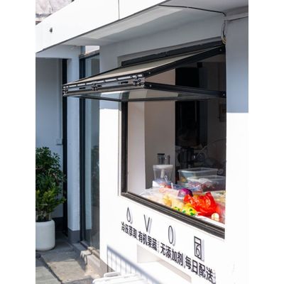 OEM gỗ ngũ cốc nhôm Bifold cửa sổ chống âm hướng dẫn mở