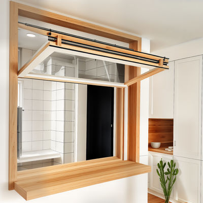 Văn phòng nhôm cửa sổ gấp Soundproof chống trộm kính cửa sổ AAMA