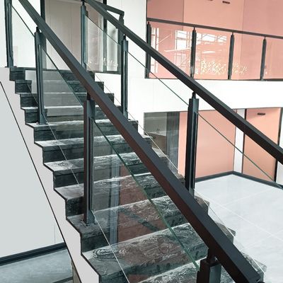 Home Thang máy nhôm tay cầm Rustproof Aluminium Step Railing