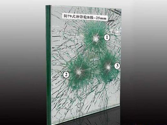Lớp kính chống đạn cong, chống cháy và bảo vệ tia UV để bảo vệ tốt hơn