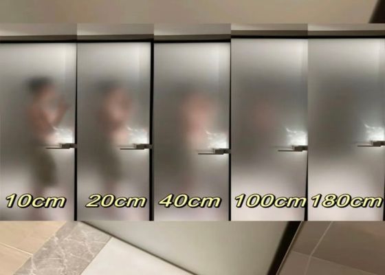 Kính bảo mật Frosted có thể tùy chỉnh với mức độ bảo mật cao và chống trầy xước